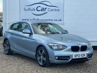 USED 2013 13 BMW 1 SERIES 1.6 114I SPORT 3d 101 BHP www.suffolkcarcentre.co.uk - Located at Lowestoft