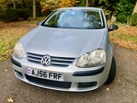 USED 2006 56 VOLKSWAGEN GOLF 1.4 S 5d 79 BHP //FAMILY OWNED WITH ONLY 37,000 MILES // X10 AIRBAGS // AIRCON //ALLOYS//REMOTE LOCKING//ELECTRIC WINDOWS//ULEZ COMPLIANT//INSUR GROUP 6 79 BHP //FAMILY OWNED WITH ONLY 37,000 MILES // X10 AIRBAGS//AIRCON//ULEZ COMPLIANT