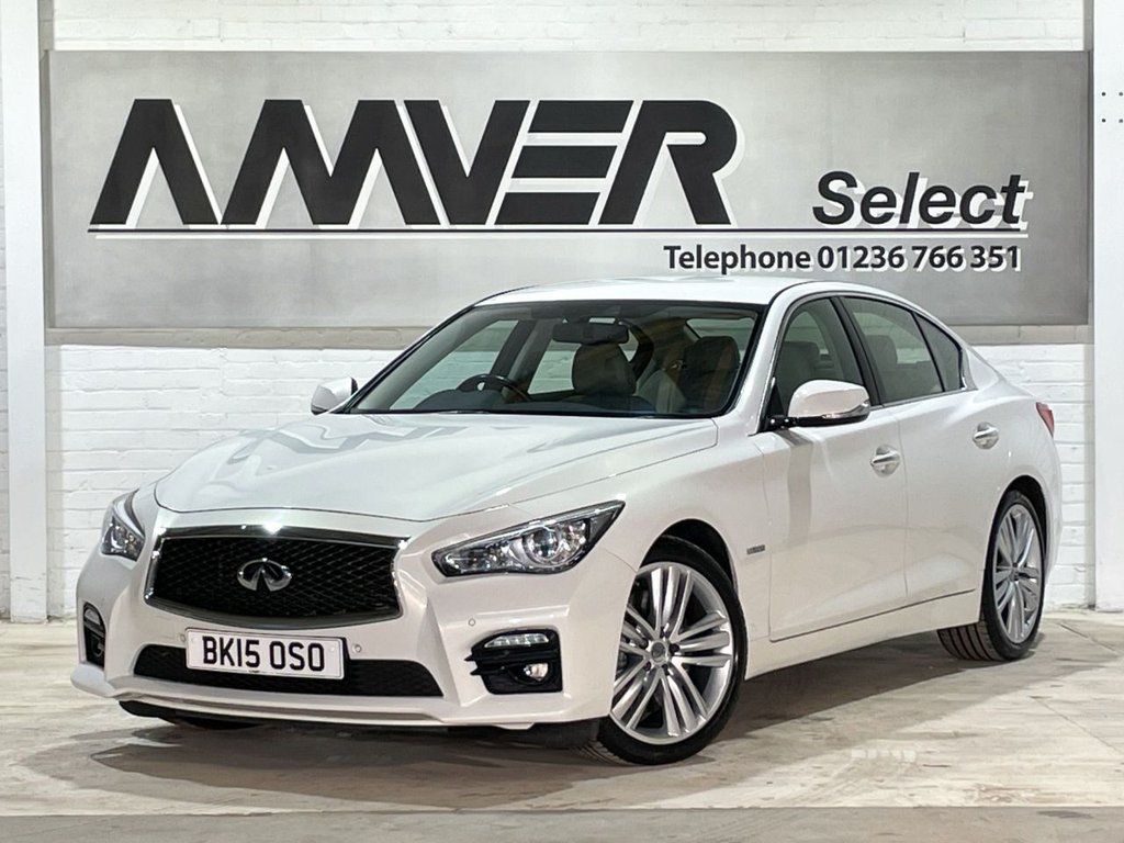 USED 2015 15 INFINITI Q50 3.5 S HYBRID AWD 4d 359 BHP 