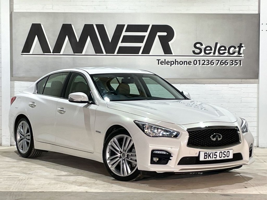 USED 2015 15 INFINITI Q50 3.5 S HYBRID AWD 4d 359 BHP 