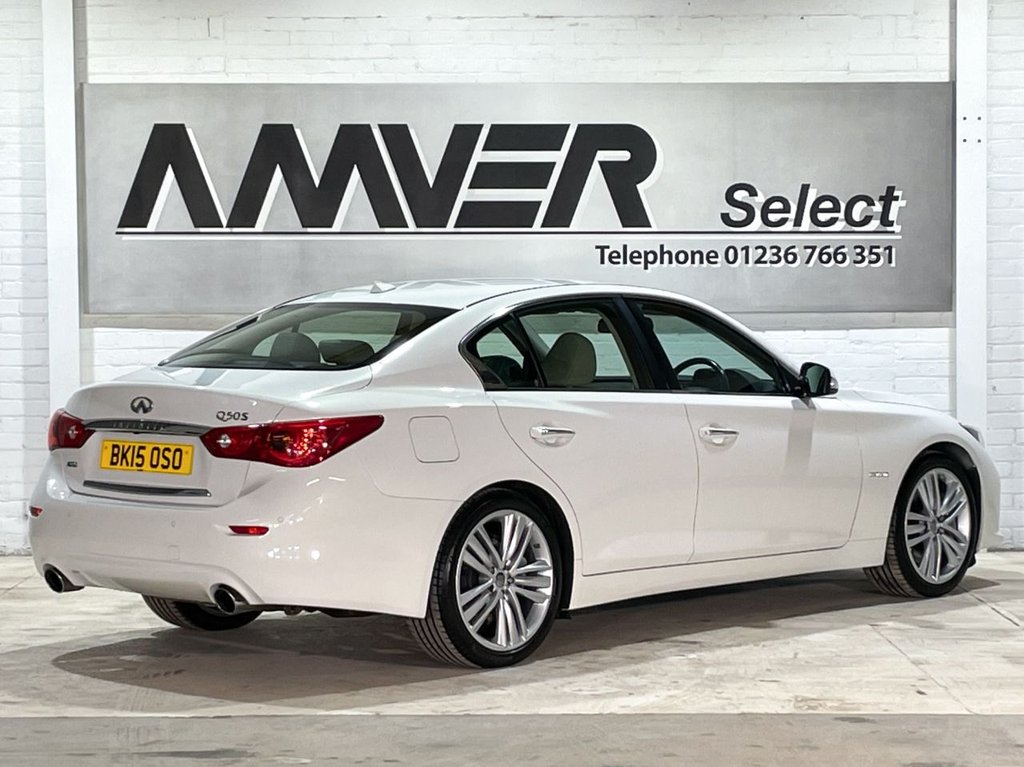 USED 2015 15 INFINITI Q50 3.5 S HYBRID AWD 4d 359 BHP 