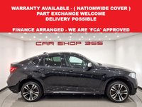 USED 2016 16 BMW X6 3.0 M50D (381 PS) AUTO XDRIVE ( EURO 6 ) S/S 5DR + M PERFORMANCE BODY KIT + PRO NAV + E/M/HEATED SPORTS LEATHERS + HEAD UP + HARMAN KARDON + SOFT DOOR CLOSURE + MEDIA + CRUISE + PRIVACY + R/CAMERA + F-R PARK + 20S + XENON - LED + E/BOOT 20S+SOFT CLOSE+XENON+TINTS+LEATHER+HEAD UP+NAV+CRUISE