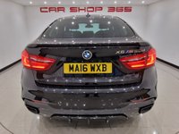 USED 2016 16 BMW X6 3.0 M50D (381 PS) AUTO XDRIVE ( EURO 6 ) S/S 5DR + M PERFORMANCE BODY KIT + PRO NAV + E/M/HEATED SPORTS LEATHERS + HEAD UP + HARMAN KARDON + SOFT DOOR CLOSURE + MEDIA + CRUISE + PRIVACY + R/CAMERA + F-R PARK + 20S + XENON - LED + E/BOOT 20S+SOFT CLOSE+XENON+TINTS+LEATHER+HEAD UP+NAV+CRUISE