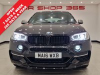 USED 2016 16 BMW X6 3.0 M50D (381 PS) AUTO XDRIVE ( EURO 6 ) S/S 5DR + M PERFORMANCE BODY KIT + PRO NAV + E/M/HEATED SPORTS LEATHERS + HEAD UP + HARMAN KARDON + SOFT DOOR CLOSURE + MEDIA + CRUISE + PRIVACY + R/CAMERA + F-R PARK + 20S + XENON - LED + E/BOOT 20S+SOFT CLOSE+XENON+TINTS+LEATHER+HEAD UP+NAV+CRUISE