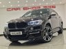 USED 2016 16 BMW X6 3.0 M50D (381 PS) AUTO XDRIVE ( EURO 6 ) S/S 5DR + M PERFORMANCE BODY KIT + PRO NAV + E/M/HEATED SPORTS LEATHERS + HEAD UP + HARMAN KARDON + SOFT DOOR CLOSURE + MEDIA + CRUISE + PRIVACY + R/CAMERA + F-R PARK + 20S + XENON - LED + E/BOOT 20S+SOFT CLOSE+XENON+TINTS+LEATHER+HEAD UP+NAV+CRUISE