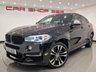 USED 2016 16 BMW X6 3.0 M50D (381 PS) AUTO XDRIVE ( EURO 6 ) S/S 5DR + M PERFORMANCE BODY KIT + PRO NAV + E/M/HEATED SPORTS LEATHERS + HEAD UP + HARMAN KARDON + SOFT DOOR CLOSURE + MEDIA + CRUISE + PRIVACY + R/CAMERA + F-R PARK + 20S + XENON - LED + E/BOOT 20S+SOFT CLOSE+XENON+TINTS+LEATHER+HEAD UP+NAV+CRUISE