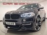 USED 2016 16 BMW X6 3.0 M50D (381 PS) AUTO XDRIVE ( EURO 6 ) S/S 5DR + M PERFORMANCE BODY KIT + PRO NAV + E/M/HEATED SPORTS LEATHERS + HEAD UP + HARMAN KARDON + SOFT DOOR CLOSURE + MEDIA + CRUISE + PRIVACY + R/CAMERA + F-R PARK + 20S + XENON - LED + E/BOOT 20S+SOFT CLOSE+XENON+TINTS+LEATHER+HEAD UP+NAV+CRUISE