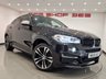 USED 2016 16 BMW X6 3.0 M50D (381 PS) AUTO XDRIVE ( EURO 6 ) S/S 5DR + M PERFORMANCE BODY KIT + PRO NAV + E/M/HEATED SPORTS LEATHERS + HEAD UP + HARMAN KARDON + SOFT DOOR CLOSURE + MEDIA + CRUISE + PRIVACY + R/CAMERA + F-R PARK + 20S + XENON - LED + E/BOOT 20S+SOFT CLOSE+XENON+TINTS+LEATHER+HEAD UP+NAV+CRUISE
