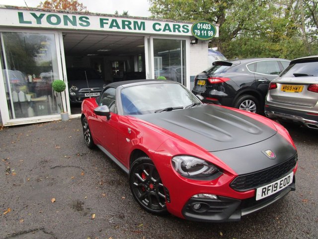 2019 19 Abarth 124 1.4 SPIDER MULTIAIR 2d 170 BHP AUTOMATIC CONVERTIBLE *VISIBILITY PACK*