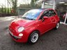 USED 2013 63 FIAT 500C 1.2 LOUNGE CONVERTIBLE 3d 69 BHP Low Mileage, Only &pound;30 Road Tax! Convertible, Just Serviced, NEW MOT, Great fuel economy!