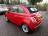USED 2013 63 FIAT 500C 1.2 LOUNGE CONVERTIBLE 3d 69 BHP Low Mileage, Only &pound;30 Road Tax! Convertible, Just Serviced, NEW MOT, Great fuel economy!