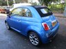 USED 2014 14 FIAT 500C 1.2 S (SPORT) 3d 69 BHP CONVERTIBLE *SAT NAV + 16