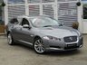 USED 2014 14 JAGUAR XF 2.2 D PREMIUM LUXURY SPORTBRAKE 5d 200 BHP Finished in STRATUS GREY MET with contrasting TAN HEATED LEATHER. If you want a fun to drive big executive estate that is packed with high spec then look no further. To put in simply this Jaguar XF is the best driving car in its class and one of the best looking. Features include Sat Nav, Heated memory seats, DAB, Power Boot, Cruise, LED run lights, Rear park sensors and much more. Dealer Serviced at 10140 miles, 14981 miles, 32693 miles, 43737 miles, 49470 miles, 57265 miles and at 65393 miles.