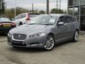 USED 2014 14 JAGUAR XF 2.2 D PREMIUM LUXURY SPORTBRAKE 5d 200 BHP Finished in STRATUS GREY MET with contrasting TAN HEATED LEATHER. If you want a fun to drive big executive estate that is packed with high spec then look no further. To put in simply this Jaguar XF is the best driving car in its class and one of the best looking. Features include Sat Nav, Heated memory seats, DAB, Power Boot, Cruise, LED run lights, Rear park sensors and much more. Dealer Serviced at 10140 miles, 14981 miles, 32693 miles, 43737 miles, 49470 miles, 57265 miles and at 65393 miles.