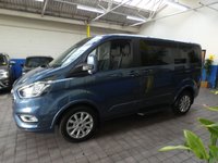 USED 2019 69 FORD TOURNEO CUSTOM 2.0 RS 128 BHP Titanium Independence WAV VEHICLE WHEELCHAIR ACCESSIBLE PROFESSIONAL CONVERSION NO VAT APP BASED SAT NAV HEATED SEATS CRUISE PARKING SENSORS