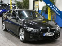 USED 2018 18 BMW 3 SERIES 2.0 330E M SPORT 4d 181 BHP SAT NAV LEATHER PARKING SENSORS VAT Q 6 MONTHS GOLD WARRANTY