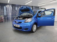 USED 2010 TOYOTA AYGO 1.0 VVT-i Blue 5dr MMT GREAT LOW MILEAGE SMALL CAR THATS CHEAP TO RUN AND LOW INSURANCE GROUP RATINGS