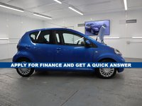 USED 2010 TOYOTA AYGO 1.0 VVT-i Blue 5dr MMT GREAT LOW MILEAGE SMALL CAR THATS CHEAP TO RUN AND LOW INSURANCE GROUP RATINGS