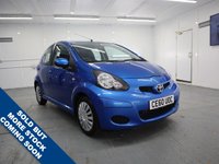 USED 2010 TOYOTA AYGO 1.0 VVT-i Blue 5dr MMT GREAT LOW MILEAGE SMALL CAR THATS CHEAP TO RUN AND LOW INSURANCE GROUP RATINGS