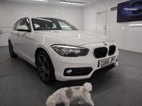 USED 2015 65 BMW 1 SERIES 1.5 116D SPORT 5d 114 BHP LOW MILEAGE  SERVICE HISTORY FINISHIED IN ALPINE WHITE