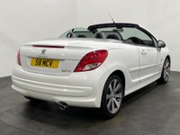 USED 2012 S PEUGEOT 207 1.6 ROLAND GARROS CC HDI 2d 112 BHP Limited Edition Roland Garros, Silver leather interior , Diamond cut alloy wheels