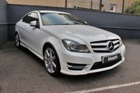 USED 2014 64 MERCEDES-BENZ C-CLASS 2.1 C250 CDI AMG SPORT EDITION PREMIUM 2d AUTO 202 BHP 2 Owners, Mercedes History, Part Leather Electric Heated Seats, Reversing Camera, Parking Sensors, Satellite Navigation