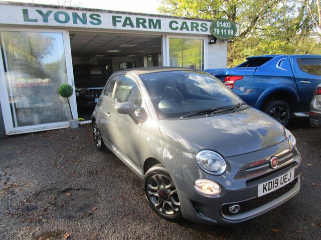 2019 19 Fiat 500c 1.2 SPORT CONVERTIBLE 2d 69 BHP NEW SHAPE