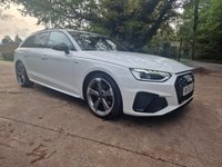 USED 2020 70 AUDI A4 2.0 AVANT TFSI S LINE BLACK EDITION 5d 148 BHP ZERO DEPOSIT FINANCE AVAILABLE
