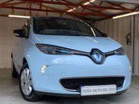 USED 2016 16 RENAULT ZOE 0.0 I EXPRESSION NAV 5d 92 BHP+OWNED BATTERY+22KWH 2 KEYS+FSH+1 OWNER FROM NEW+BATTERY OWNED+NAVIGATION SD CARD+CLIMATE+BLUETOOTH+MEDIA+USB+DAB+AUX