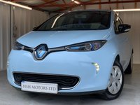 USED 2016 16 RENAULT ZOE 0.0 I EXPRESSION NAV 5d 92 BHP+OWNED BATTERY+22KWH 2 KEYS+FSH+1 OWNER FROM NEW+BATTERY OWNED+NAVIGATION SD CARD+CLIMATE+BLUETOOTH+MEDIA+USB+DAB+AUX