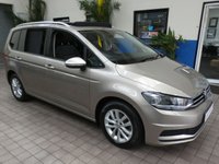 USED 2018 68 VOLKSWAGEN TOURAN 1.6 SE FAMILY TDI DSG 5d 114 BHP 7 SEATS SAT NAV PARKING SENSORS 1 OWNER 6 MONTHS GOLD WARRANTY