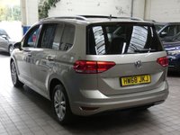 USED 2018 68 VOLKSWAGEN TOURAN 1.6 SE FAMILY TDI DSG 5d 114 BHP 7 SEATS SAT NAV PARKING SENSORS 1 OWNER 6 MONTHS GOLD WARRANTY