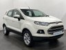 USED 2015 15 FORD ECOSPORT 1.5 ZETEC TDCI 5d 90 BHP Low Mileage 37806 Miles , Stylish, High gloss White 1.5 Zetec
