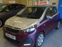USED 2014 64 PEUGEOT 108 1.0 ACTIVE 3d 68 BHP Previously supplied by us