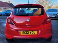 USED 2012 12 VAUXHALL CORSA 1.2 ACTIVE 3d 83 BHP 