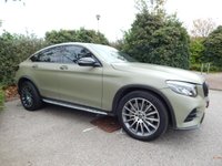 USED 2018 18 MERCEDES-BENZ GLC-CLASS 2.1 GLC 250 D 4MATIC AMG LINE PREMIUM 4d 201 BHP KHAKI WRAP-20in Alloys-Black Pack