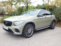 USED 2018 18 MERCEDES-BENZ GLC-CLASS 2.1 GLC 250 D 4MATIC AMG LINE PREMIUM 4d 201 BHP KHAKI WRAP-20in Alloys-Black Pack