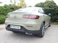 USED 2018 18 MERCEDES-BENZ GLC-CLASS 2.1 GLC 250 D 4MATIC AMG LINE PREMIUM 4d 201 BHP KHAKI WRAP-20in Alloys-Black Pack