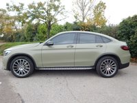 USED 2018 18 MERCEDES-BENZ GLC-CLASS 2.1 GLC 250 D 4MATIC AMG LINE PREMIUM 4d 201 BHP KHAKI WRAP-20in Alloys-Black Pack