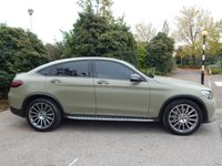 USED 2018 18 MERCEDES-BENZ GLC-CLASS 2.1 GLC 250 D 4MATIC AMG LINE PREMIUM 4d 201 BHP KHAKI WRAP-20in Alloys-Black Pack