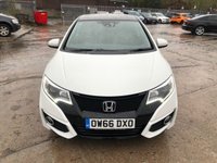 USED 2017 HONDA CIVIC 1.8 I-VTEC SR 5d 140 BHP+PANORAMIC SUNROOF+FULL LEATHER+ HISTORY+1 FORMER KEEPER+PRIVACY GLASS+NAVIGATION+CLIMATE+LEATHER SEATS+PANORAMIC ROOF+PARKING SENSORS+17"ALLOYS+MEDIA+BLUETOOTH+DAB+AUX+USB