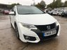 USED 2017 HONDA CIVIC 1.8 I-VTEC SR 5d 140 BHP+PANORAMIC SUNROOF+FULL LEATHER+ HISTORY+1 FORMER KEEPER+PRIVACY GLASS+NAVIGATION+CLIMATE+LEATHER SEATS+PANORAMIC ROOF+PARKING SENSORS+17"ALLOYS+MEDIA+BLUETOOTH+DAB+AUX+USB