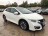 USED 2017 HONDA CIVIC 1.8 I-VTEC SR 5d 140 BHP+PANORAMIC SUNROOF+FULL LEATHER+ HISTORY+1 FORMER KEEPER+PRIVACY GLASS+NAVIGATION+CLIMATE+LEATHER SEATS+PANORAMIC ROOF+PARKING SENSORS+17"ALLOYS+MEDIA+BLUETOOTH+DAB+AUX+USB