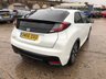 USED 2017 HONDA CIVIC 1.8 I-VTEC SR 5d 140 BHP+PANORAMIC SUNROOF+FULL LEATHER+ HISTORY+1 FORMER KEEPER+PRIVACY GLASS+NAVIGATION+CLIMATE+LEATHER SEATS+PANORAMIC ROOF+PARKING SENSORS+17"ALLOYS+MEDIA+BLUETOOTH+DAB+AUX+USB