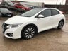 USED 2017 HONDA CIVIC 1.8 I-VTEC SR 5d 140 BHP+PANORAMIC SUNROOF+FULL LEATHER+ HISTORY+1 FORMER KEEPER+PRIVACY GLASS+NAVIGATION+CLIMATE+LEATHER SEATS+PANORAMIC ROOF+PARKING SENSORS+17"ALLOYS+MEDIA+BLUETOOTH+DAB+AUX+USB