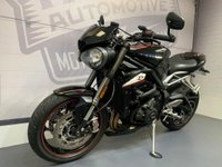 USED 2018 18 TRIUMPH STREET TRIPLE 765 RS WITH DELKEVIC RACE EXHAUST