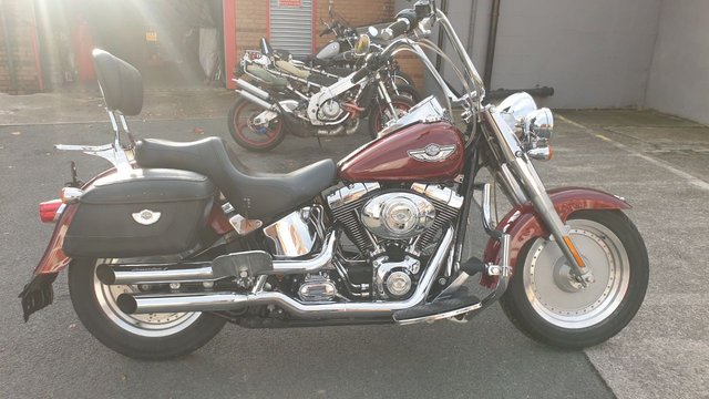 2003 52 Harley-Davidson Fatboy 1450 100th Anniversary Custom Cruiser