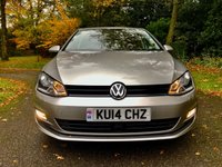 USED 2014 14 VOLKSWAGEN GOLF 1.4 SE TSI BLUEMOTION TECHNOLOGY 5d 120 BHP ONLY 1 RETIRED OWNER//FULL VW DEALER SERVICE HISTORY X7 STAMPS//SATNAV//REAR PARK CAMERA//ELEC FOLD MIRRORS//FRONT REAR PARK SENSORS//BLUETOOTH//MULTI MEDIA//FRONT AND REAR DASHCAM//BLUETOOTH//ULEZ COMPLIANT BLUEMOTION TECHNOLOGY 5d 120 BHP ONLY 1 RETIRED OWNER//FULL VW DEALER SERVICE HISTORY X7 STAMPS//SATNAV//REAR PARK CAMERA//ELEC FOLD MIRRORS//FRONT REAR PARK SENSORS//BLUETOOTH//MULTI MEDIA//FRONT AND REAR DASHCAM