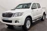 USED 2014 14 TOYOTA HI-LUX 3.0 INVINCIBLE 4X4 D-4D DCB 169 BHP Striking Pure White, Full black leather interior