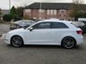 USED 2014 64 AUDI A3 2.0 S3 QUATTRO 3d 296 BHP Finished in GLACIER WHITE pearl with contrasting Ebony full heated SPORTS LEATHER seats. This 4x4 S3 has an advanced 2.0 turbocharged petrol engine pumping out 300 BHP, blistering performance with arguably the highest quality interior in its class. Features include Sat Nav, Full SPORTS QUILTED Heated Leather, Bang and Olufsen Speakers, B/tooth, LED day run lights, Park Senors and Cruise. Dealer serviced at 18258 miles, 55171 miles, 81960 miles, 88019 miles and on arrival at 99511 miles.